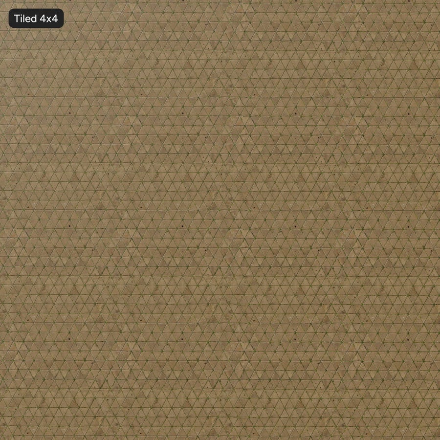 Triangular Concrete and Grass Paver Texture