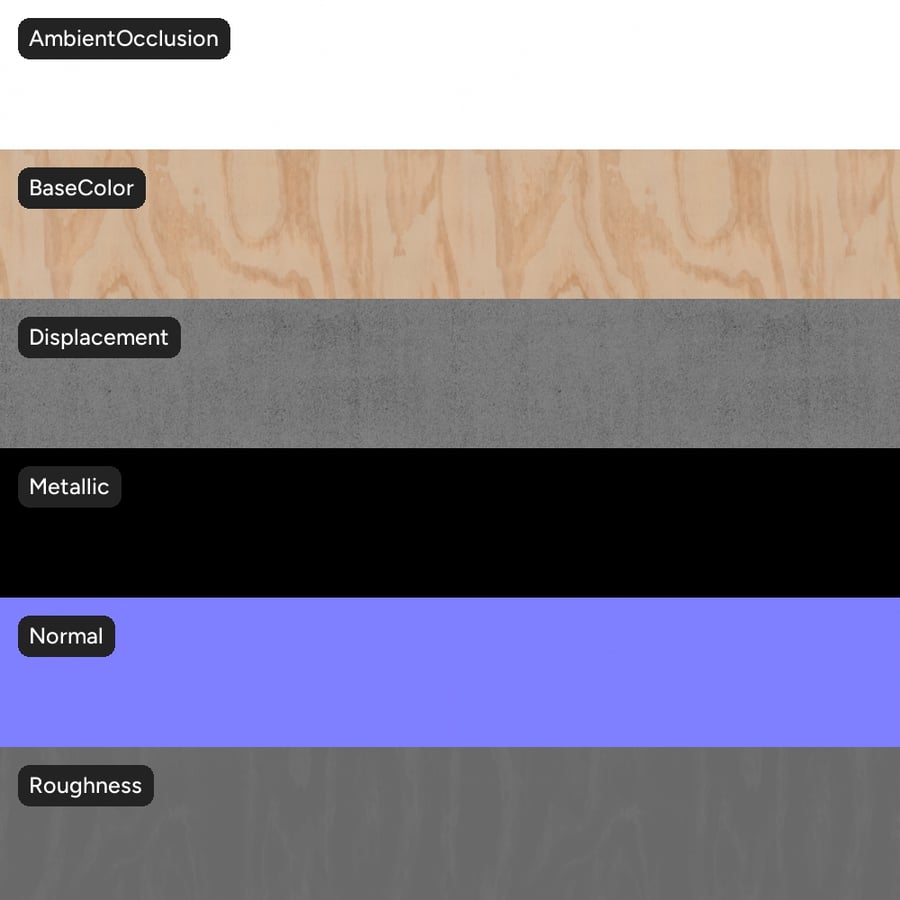 Book Match Plywood Wood Veneer Texture, Beige