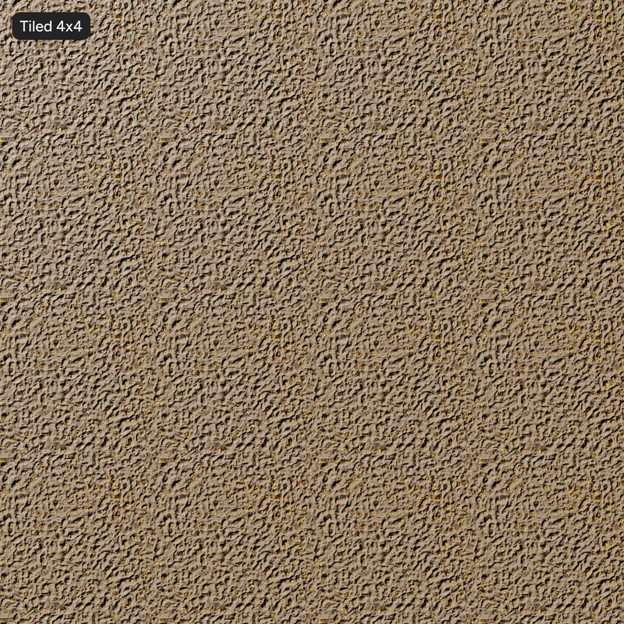 Textura de pegadas e folhas na areia