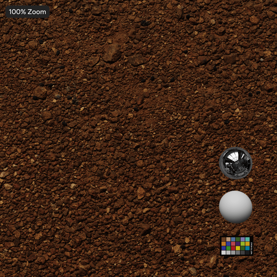 Small Gravel Texture, Red