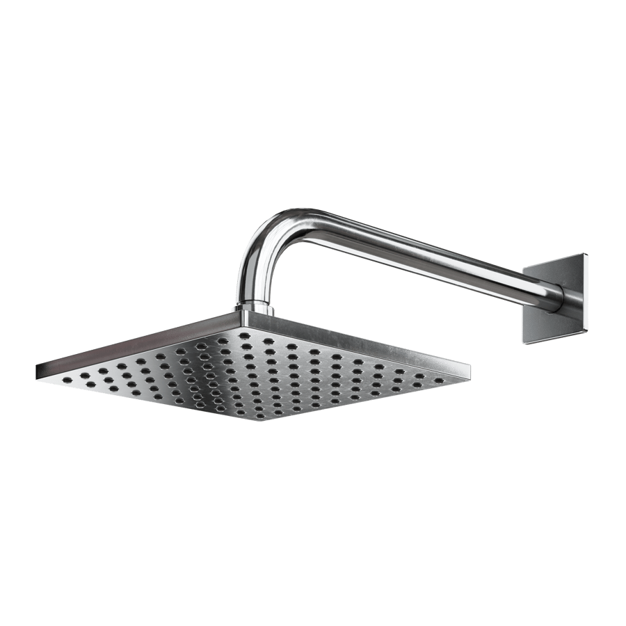 Square Rainfall Showerhead Model