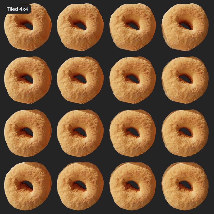 Modèle de beignet ordinaire