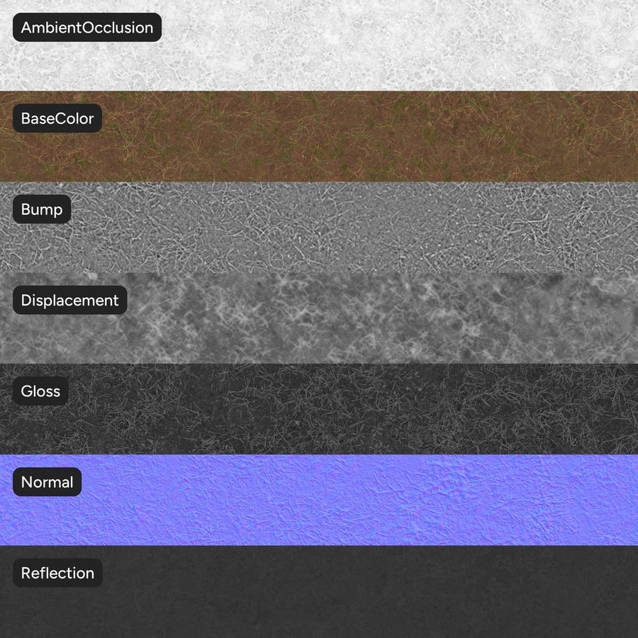 Textura de relva manchada