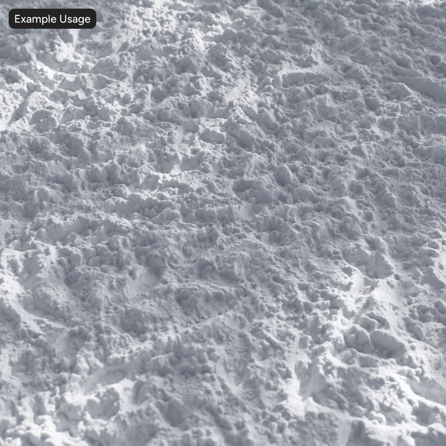 Textura de pegadas na neve