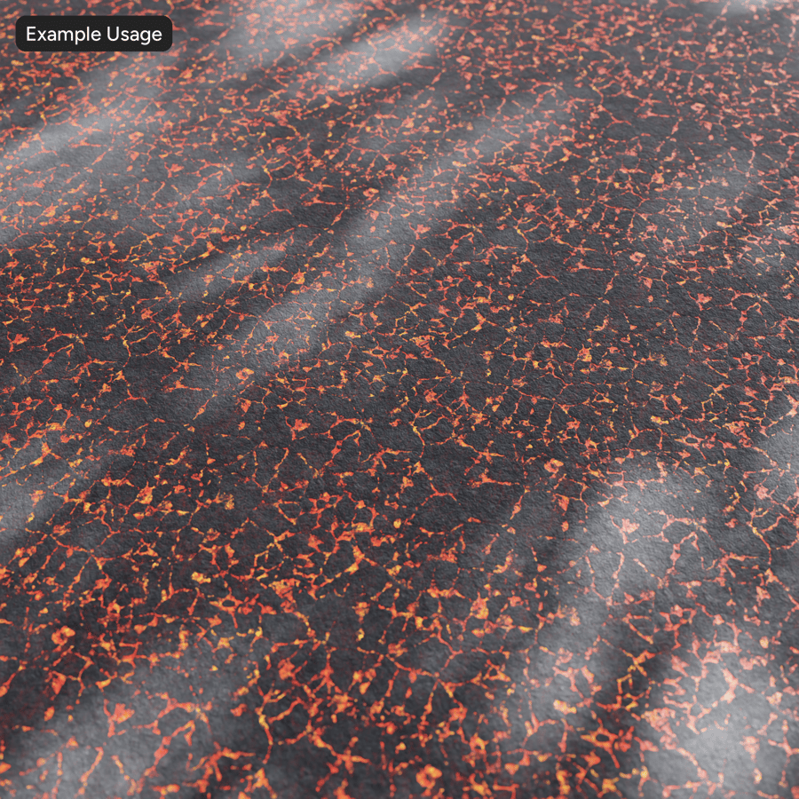 Textura de lava rachada