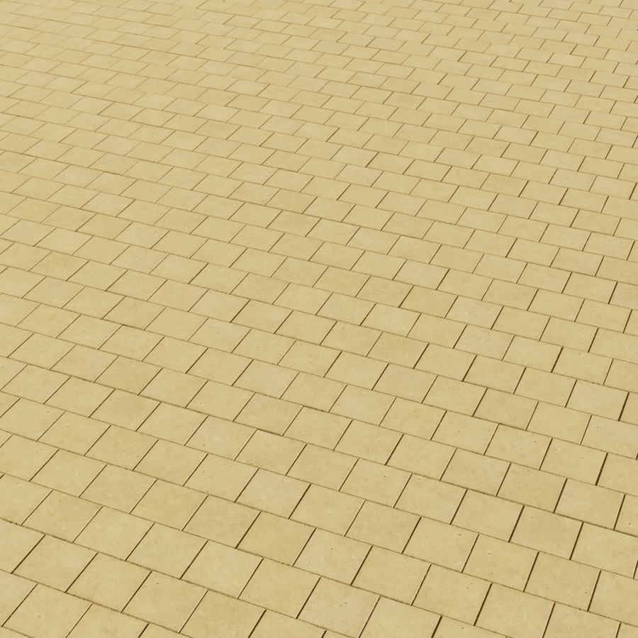 Offset Square Concrete Paving Texture, Yellow
