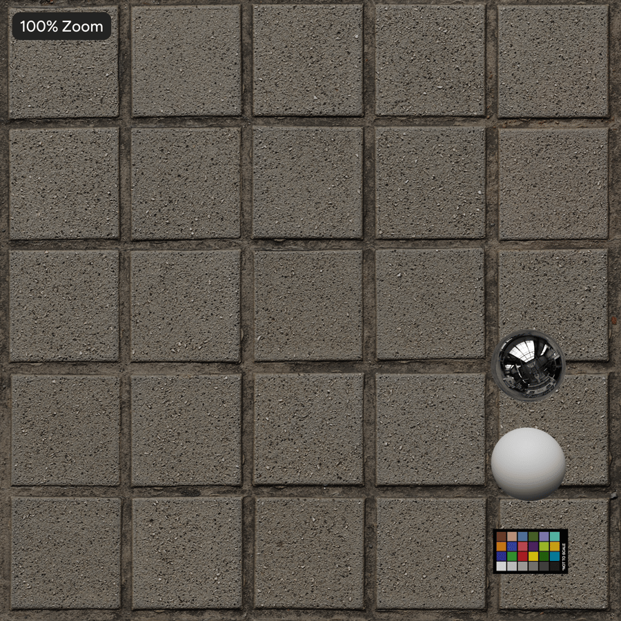 Square Stone Paver Texture