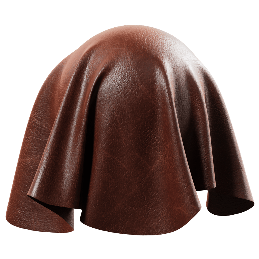 Waxy Full-Aniline Horsehide Leather Texture, Chocolate Brown