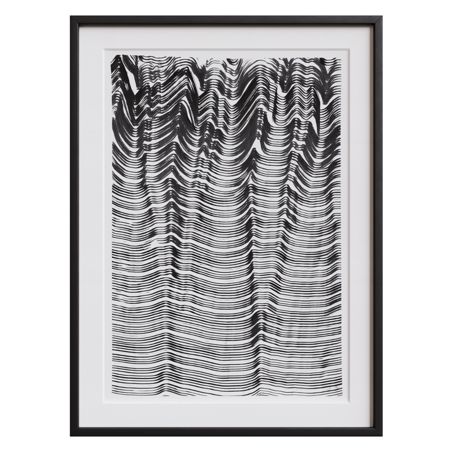 Drawing No. 341 Abstract Wall Art Model