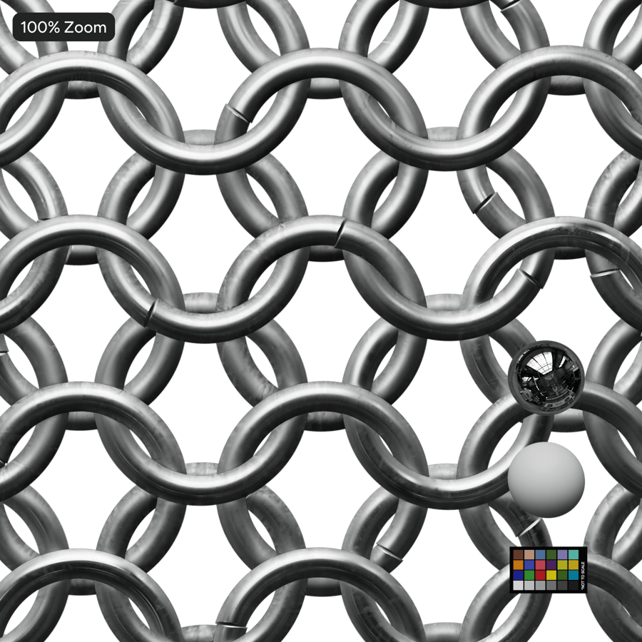 Textura de malha metálica