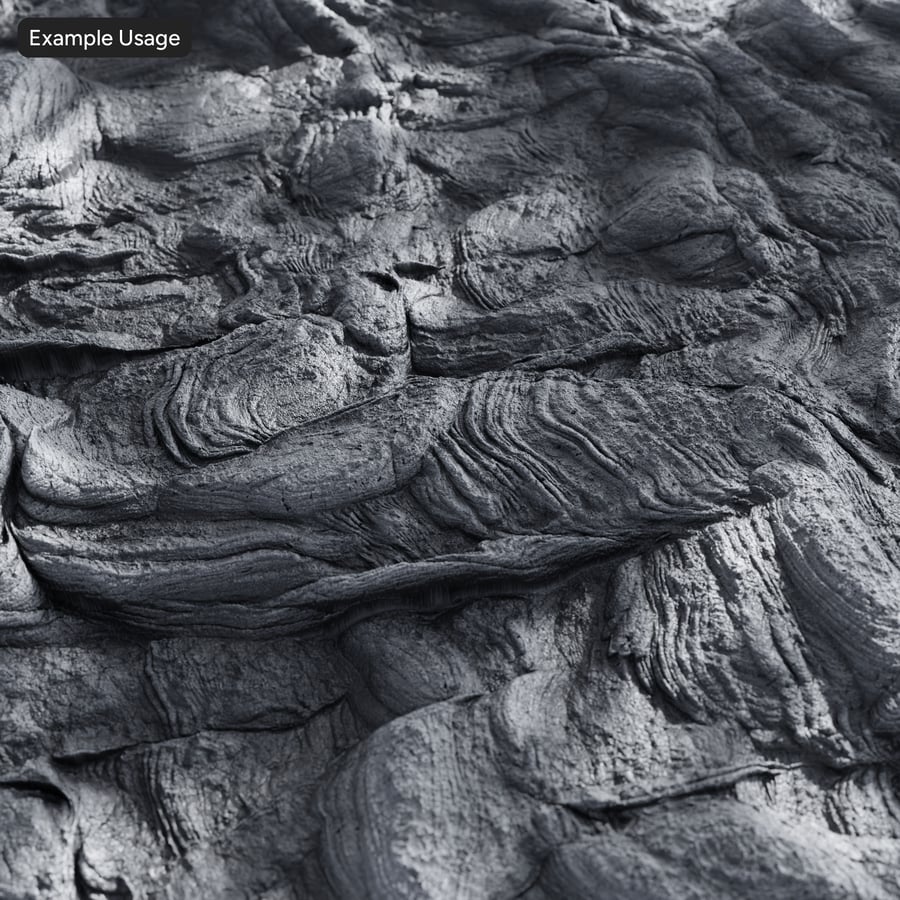 Texture de roche de lave séchée