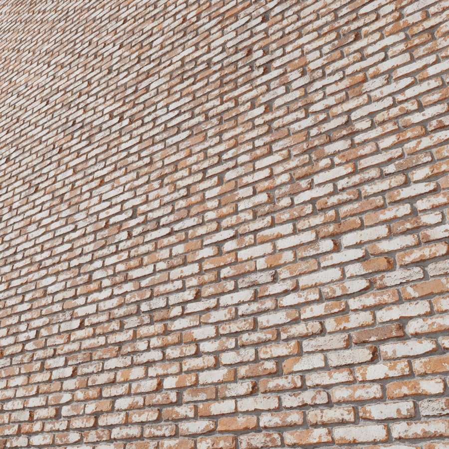 Running Whitewashed Bricks Texture