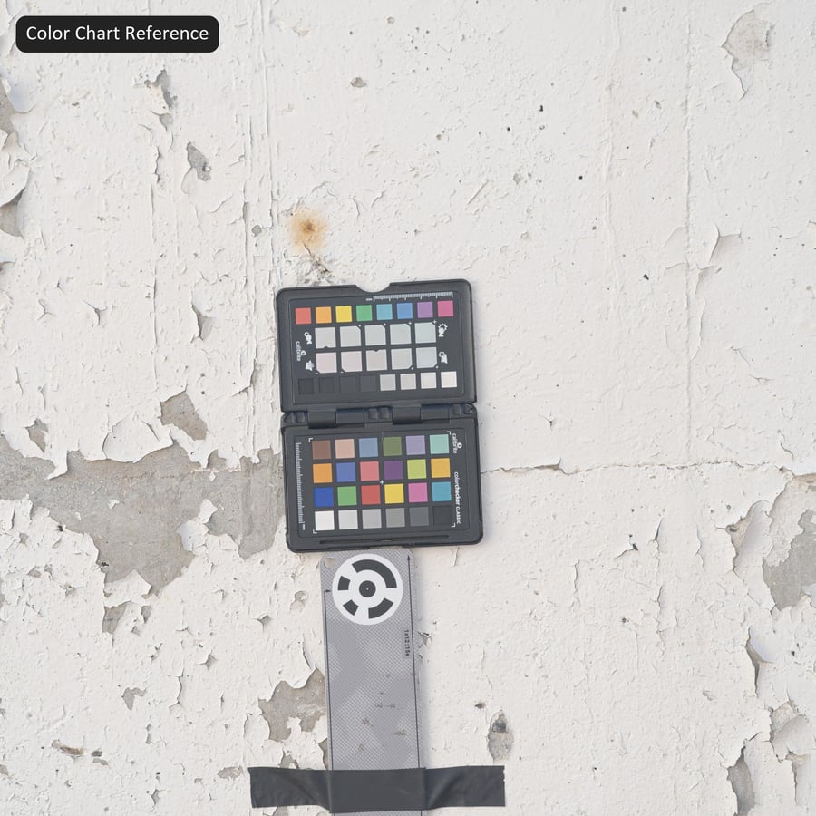 Peeling Painted Concrete Wall Texture, White