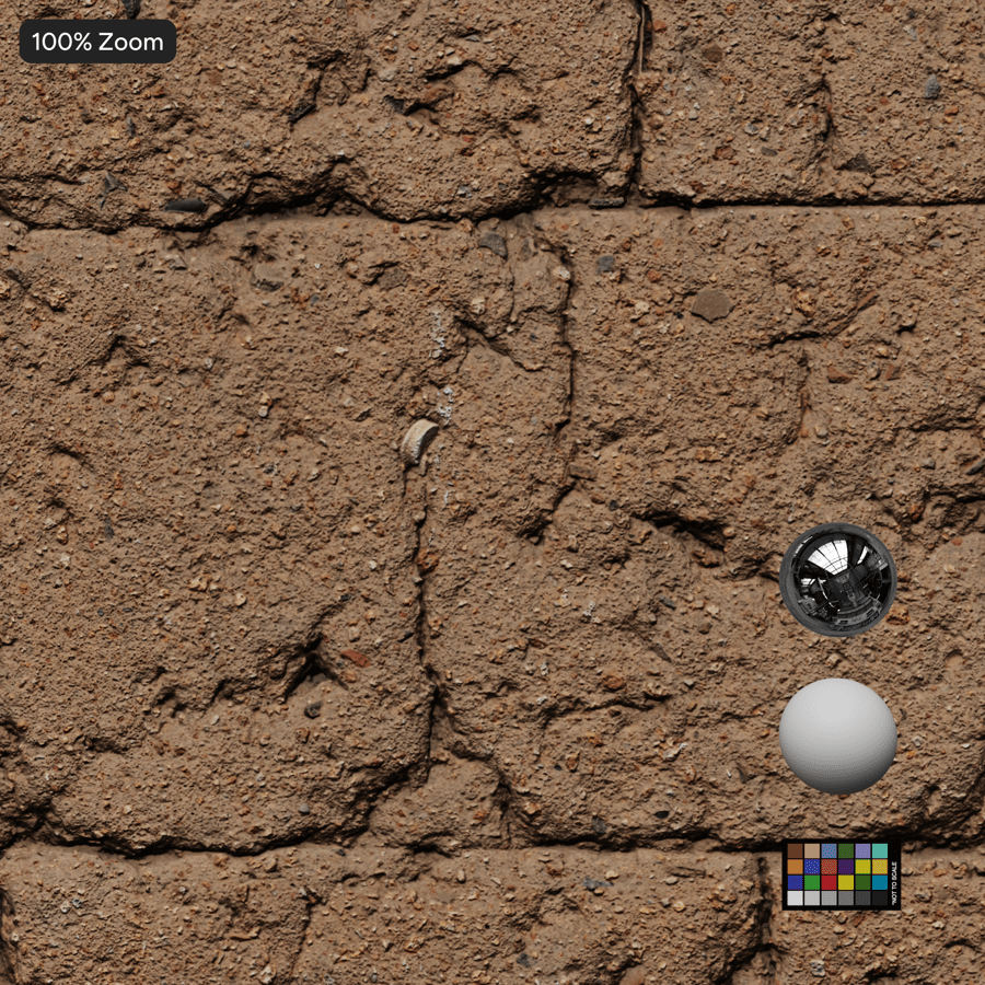 Worn Adobe Wall Texture