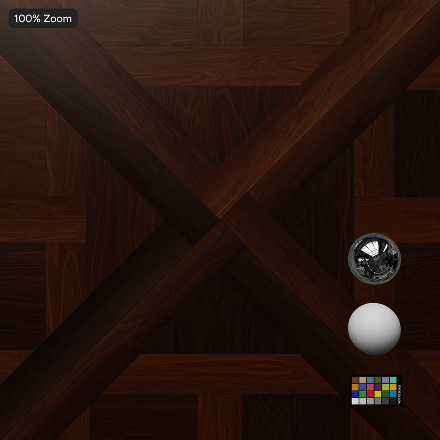 Diamond Versailles Oak Wood Board Texture, Dark Brown (marron foncé)