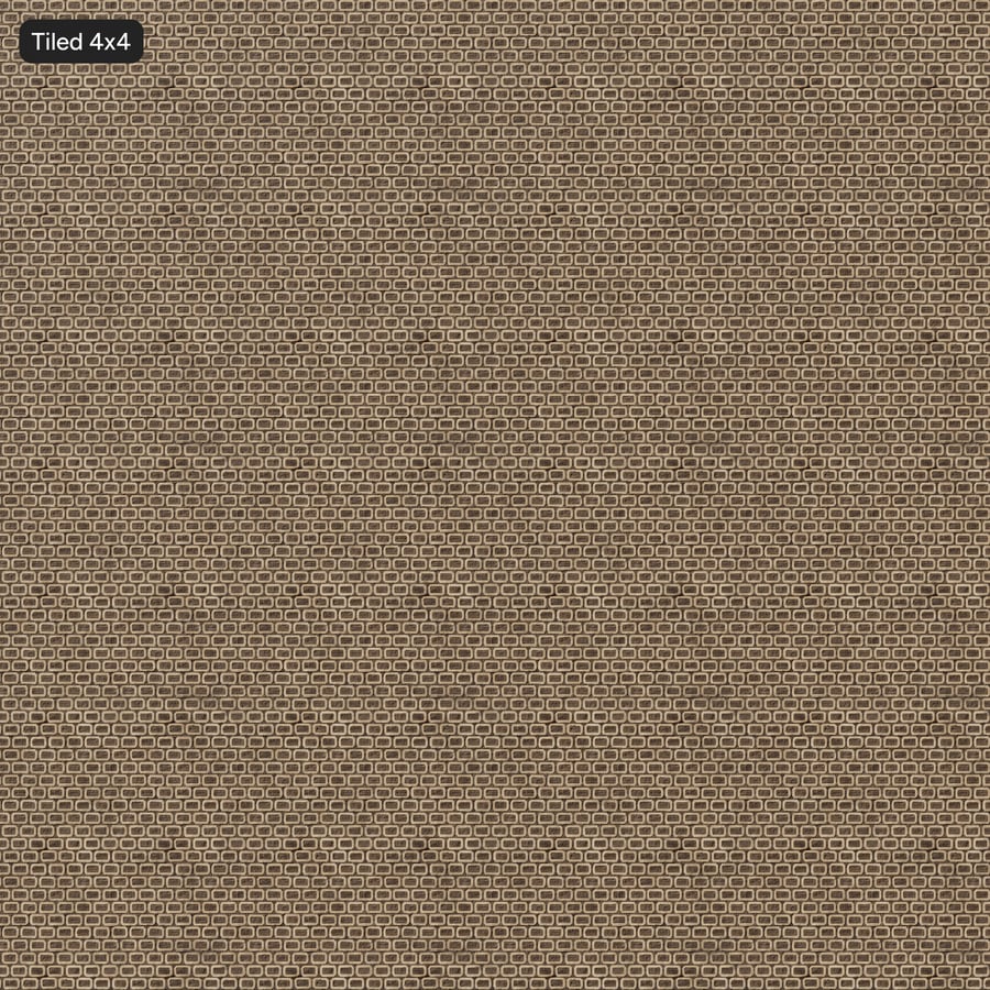 Textura de gesso mate com padrão geométrico, Cacau