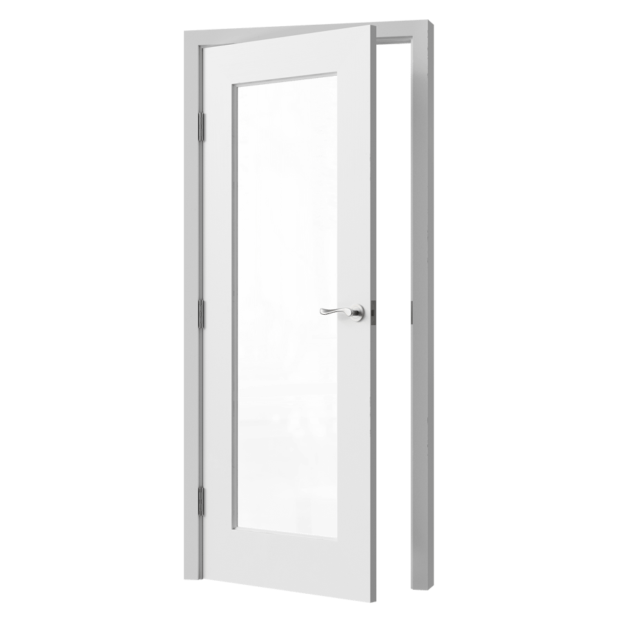 Interior Glass French Door Model, White