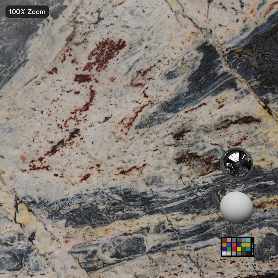 Kết cấu đá granite tấm đánh bóng, xanh xám