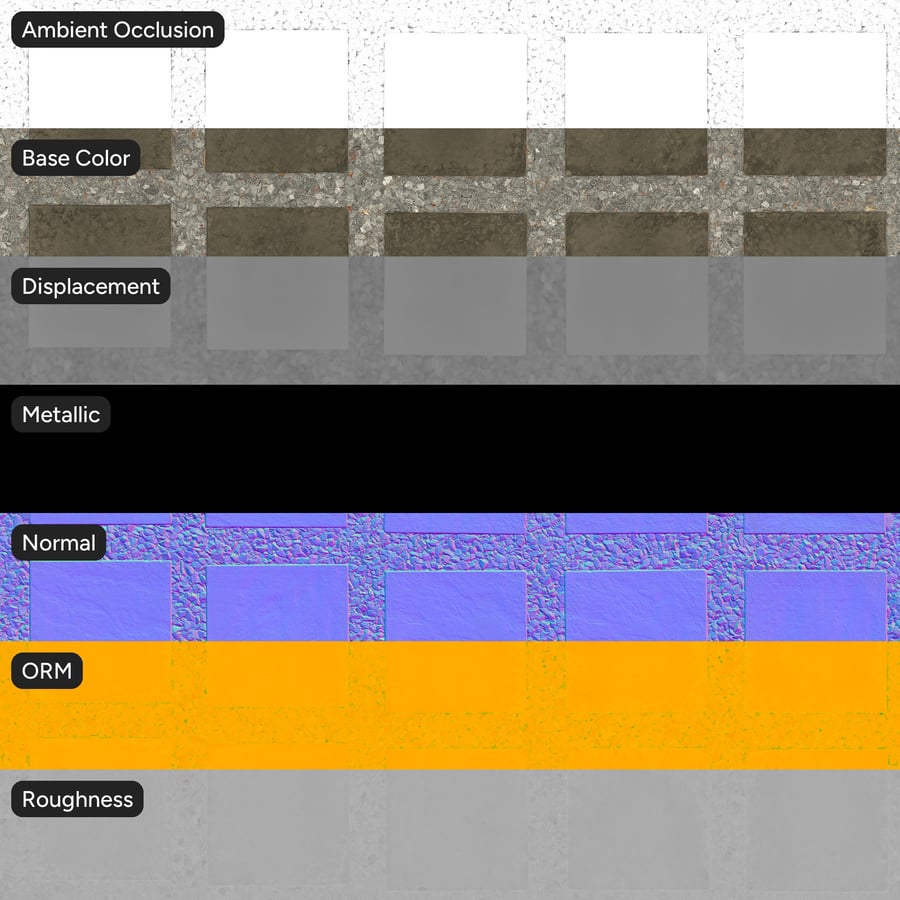 Texture pavimentazione a lastre quadrate, grigio brunastro