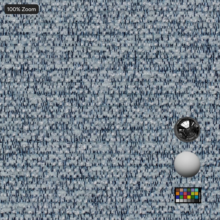 Slubbed Chenille Möbelstoff Textur, Blau