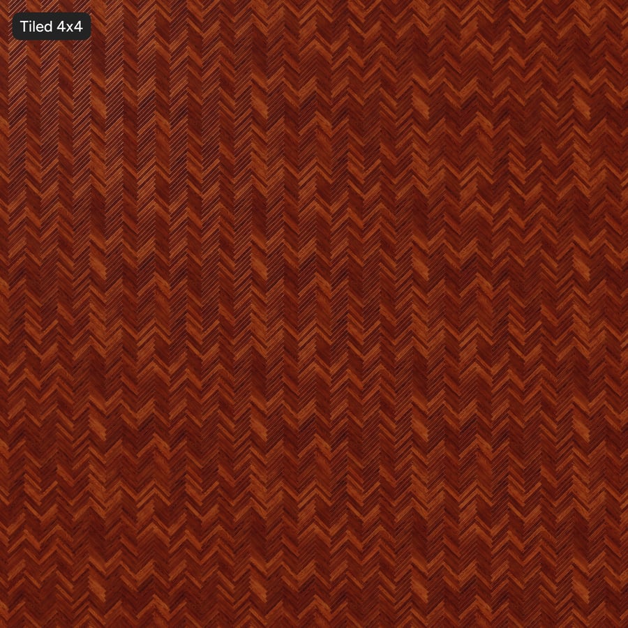 Herringbone Ash Wood Board Texture, Deep Ginger