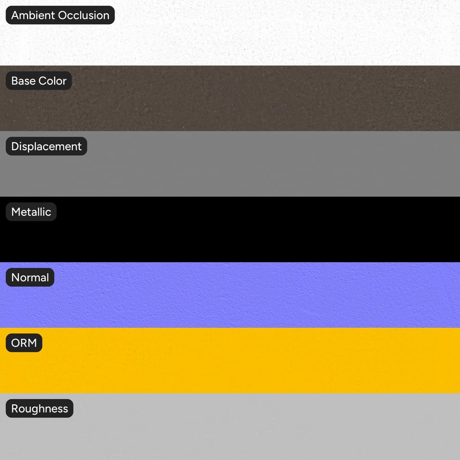 Smooth Matte Asphalt Texture, Brown