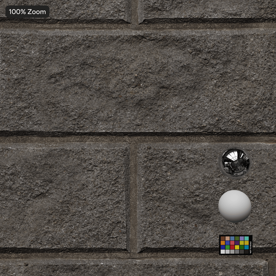 Retaining Running Bond Concrete Wall Texture, Grey