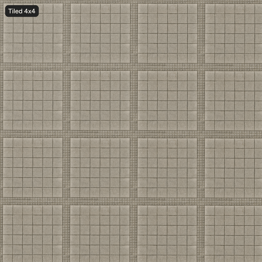 Tekstur Lantai Paving Beton Persegi, Krem