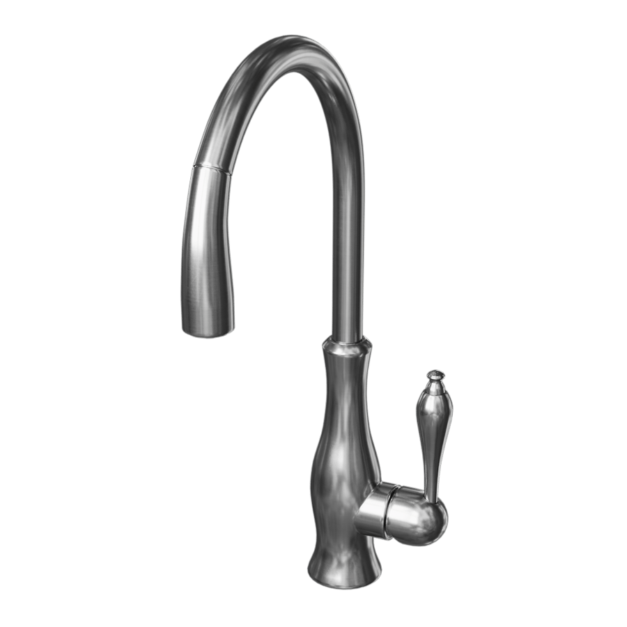 Modern Stainless Steel Kitchen Tap Model