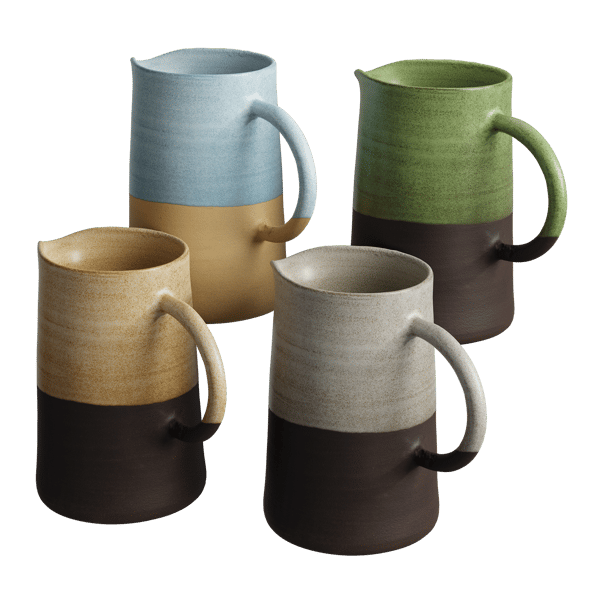 Tall Rustic Ceramic Jug Models