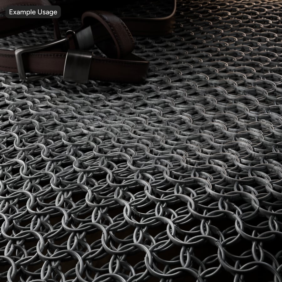 Textura de malha metálica fina