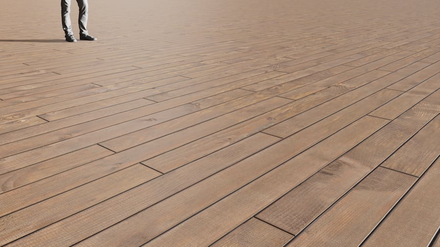 Warm Toned Natural Wood Flooring Texture, Light Brown