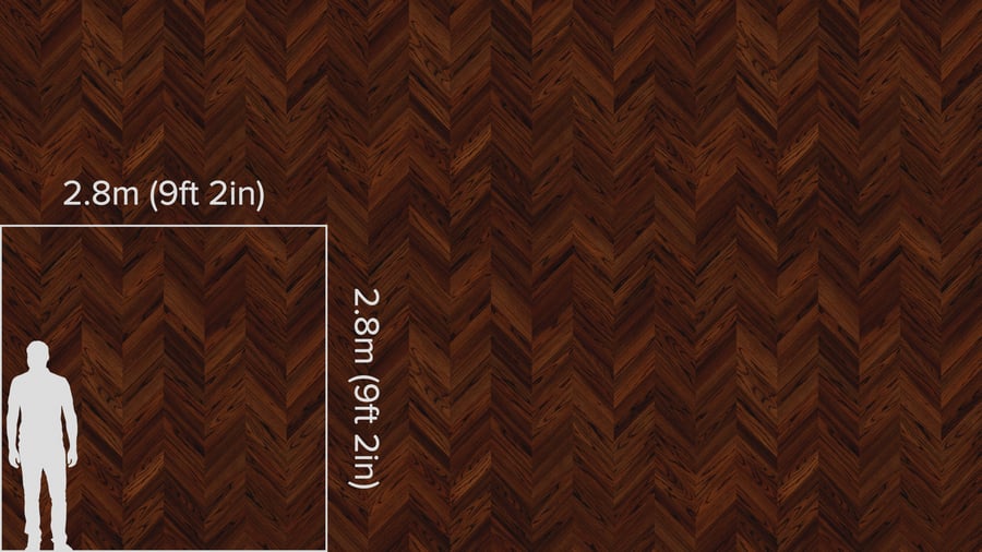 Textura de tábuas de carvalho Chevron, conhaque