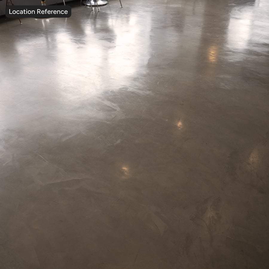 Abgenutzte polierte Betonbodenstruktur, Braun