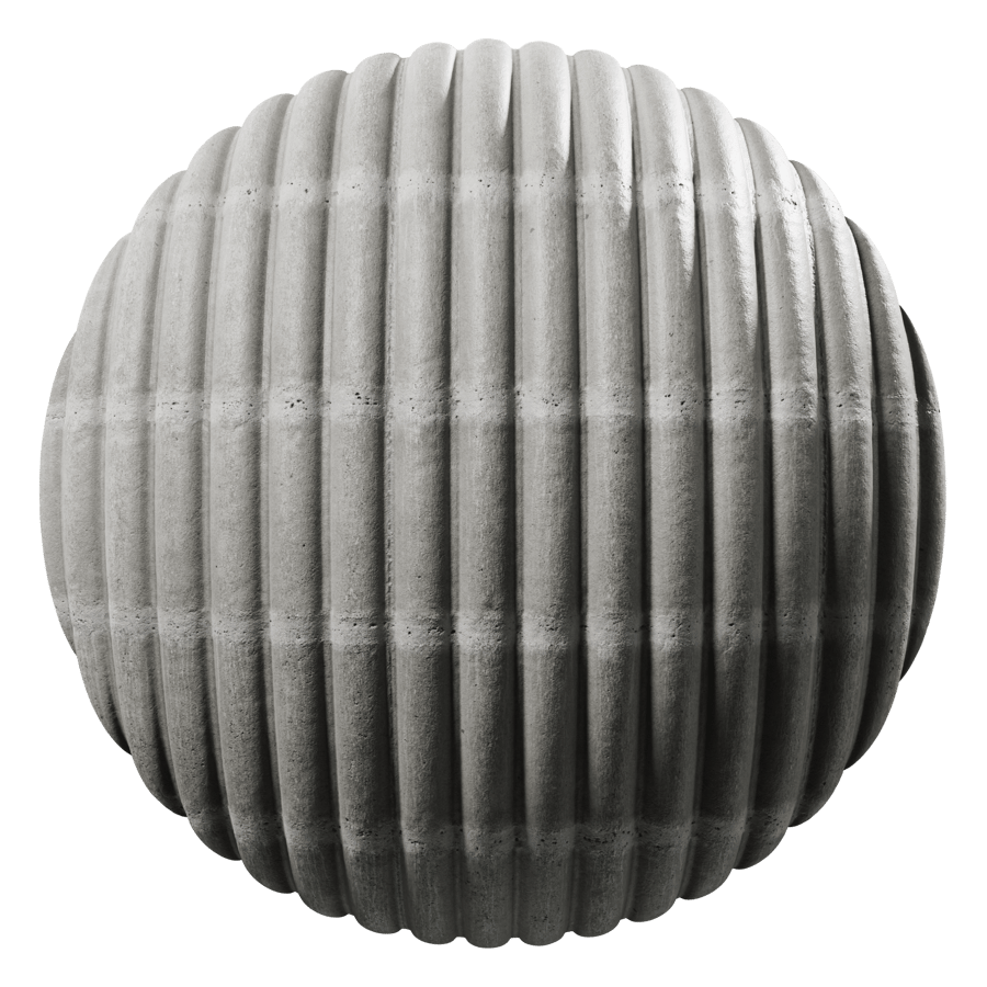 Fluted Concrete Block Texture