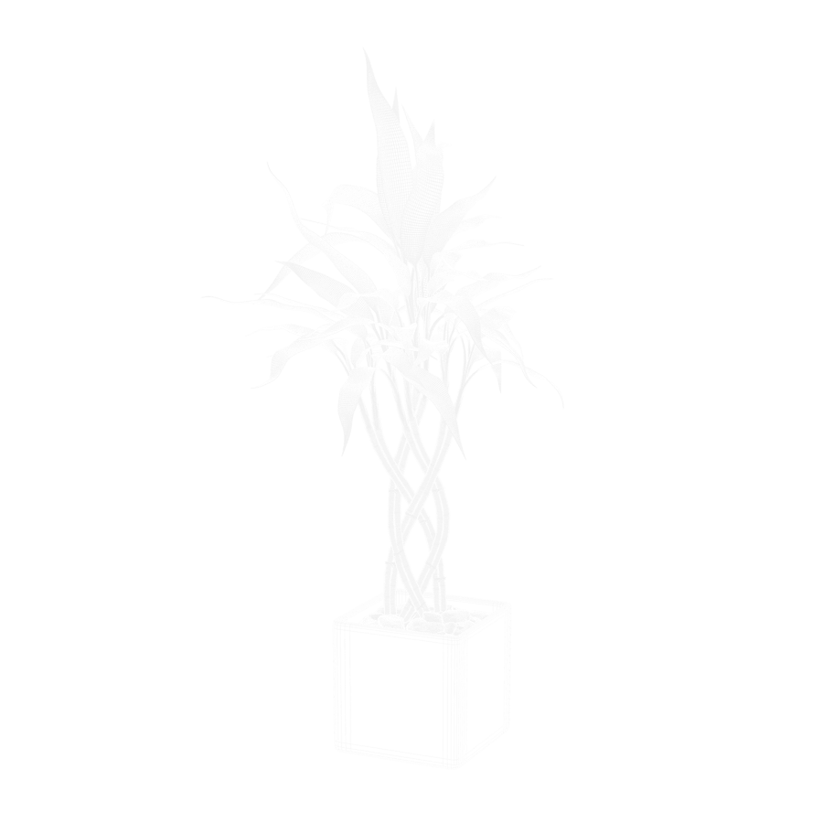 Modelo de treliça de bambu