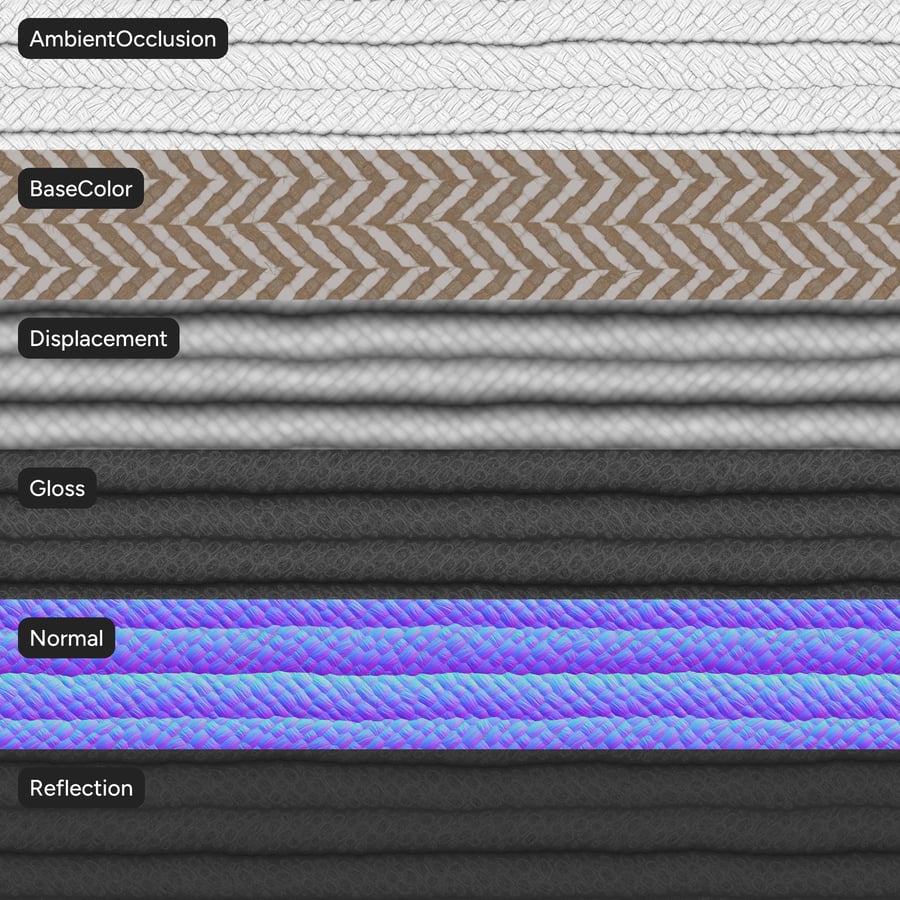 Textura de juta Chevron, castanho arejado