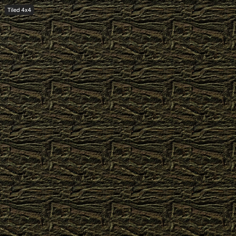 Texture de falaise rocheuse dans une forêt moussue