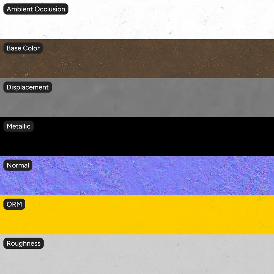 Patchy Dry Dirt Texture