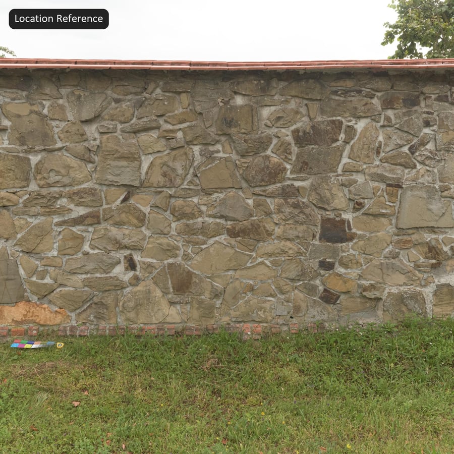 Kết cấu tường đá gồ ghề vữa thô