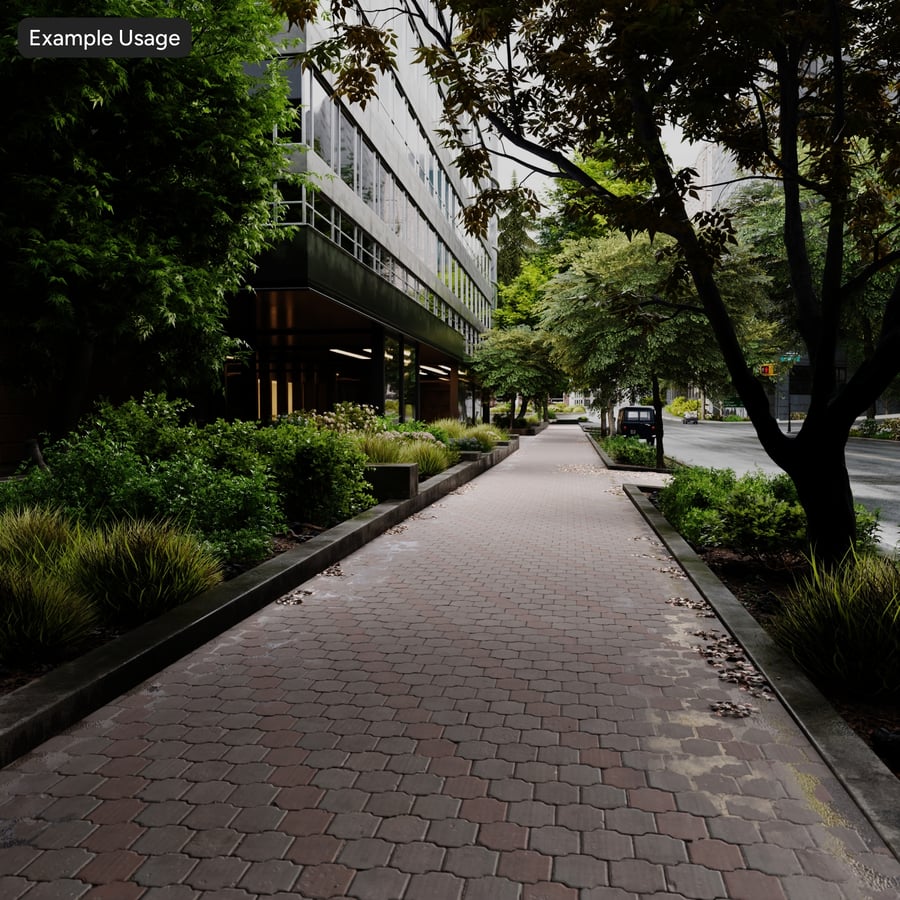 Interlocking Paver Textur, rutmönstrad