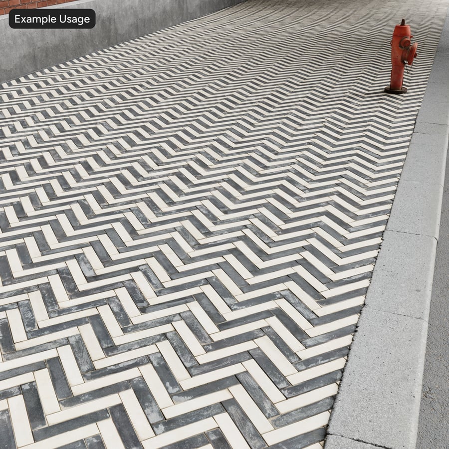 Φθαρμένη κεραμική υφή κεραμικών πλακιδίων, μαύρο και άσπρο