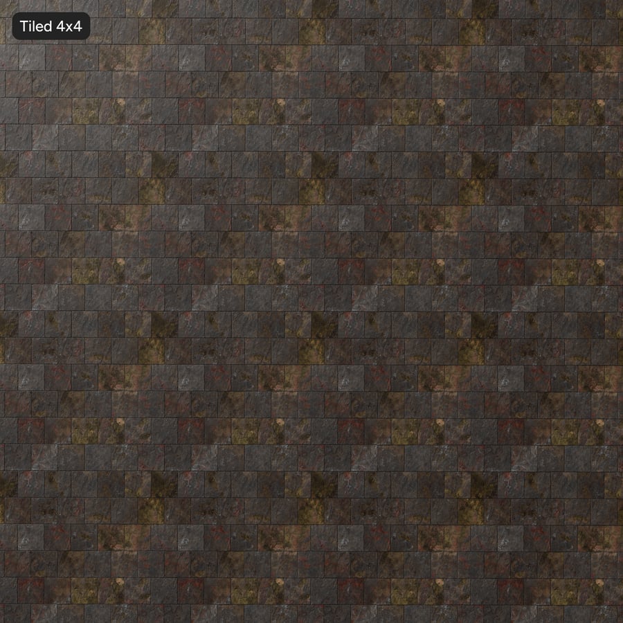 Texture de carreaux d'ardoise carrés multicolores