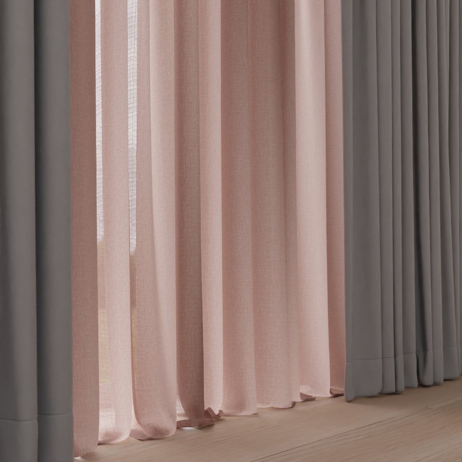 Plain Drapery Fabric Texture, Pink