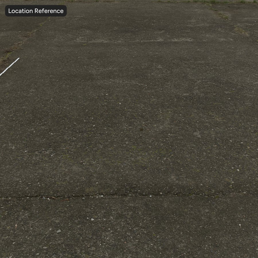 磨耗したアスファルトの質感