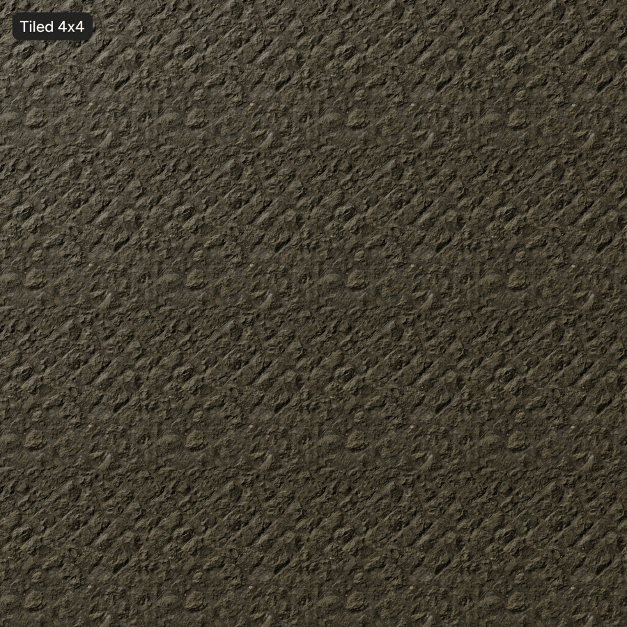 Mossy Retaining Diamond Patterned Rubble Stone Wall υφή