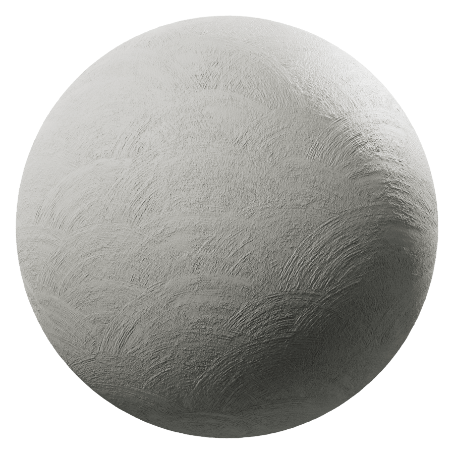 Trowelled Swirl Stucco Plaster Texture, Grey