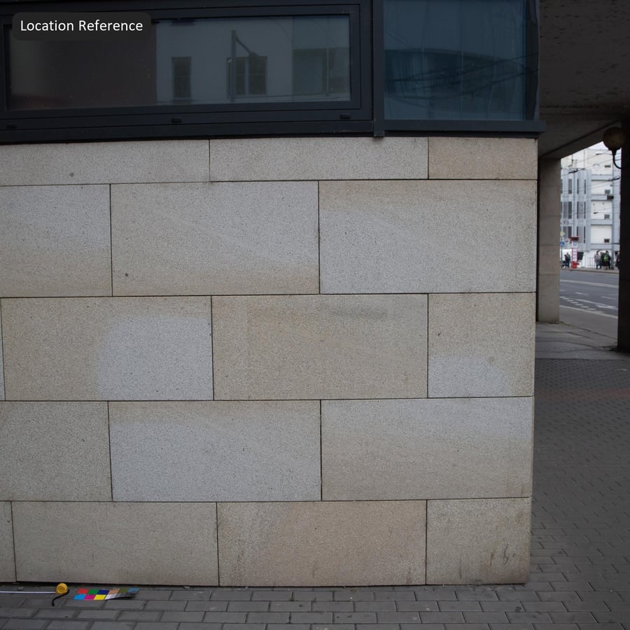 Facade 花岗岩纹理瓷砖，白色