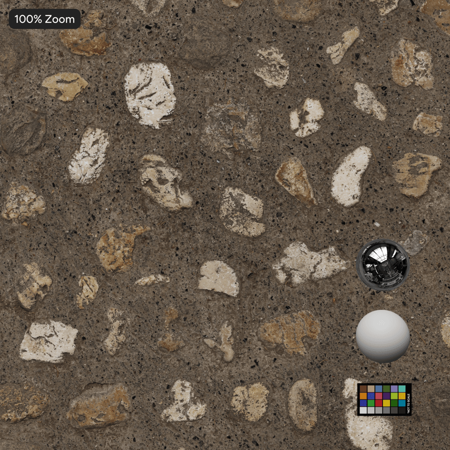 Φθαρμένο λιθόστρωτο με χαλίκι με υφή πλακόστρωτου