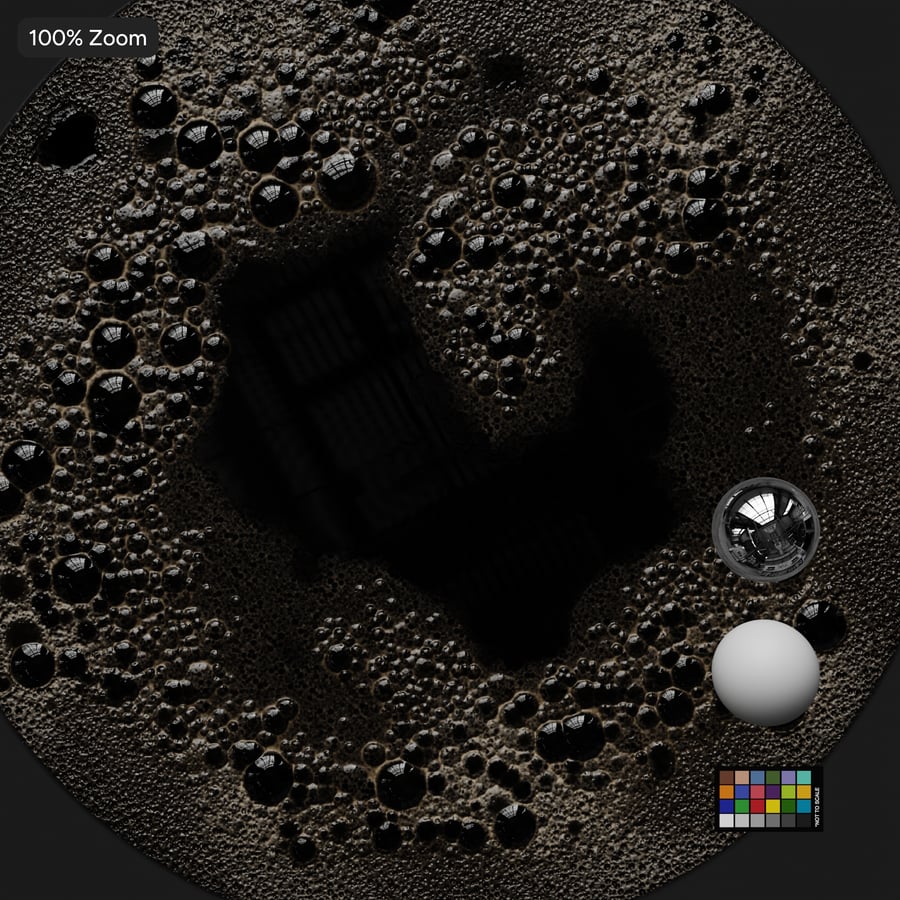 Coffee Foam Atlas Texture